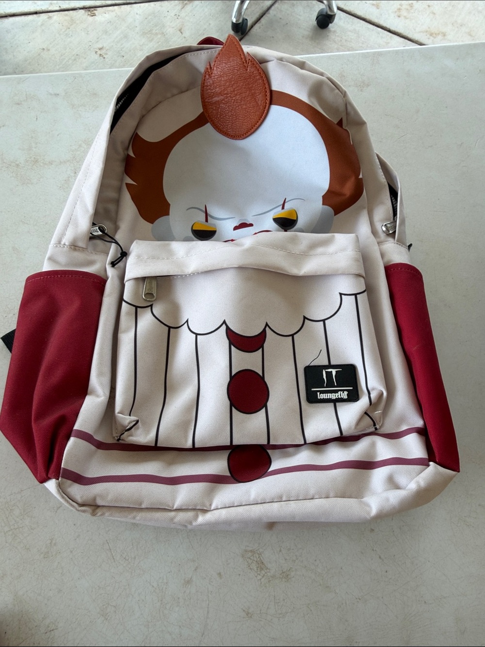 Loungefly IT Pennywise Chibi Cosplay Nylon Backpack